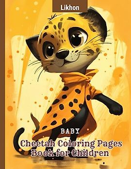 Likhon Baby Cheetah Coloring Pages Book for Children