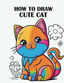 How to Draw Cute Cats: A Step-by-Step Guide to Drawing and Coloring Adorable Cats