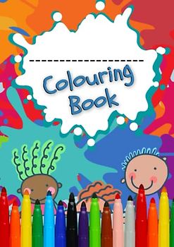 A4 Colouring Book For Kids To Personalise.: Ages 2-4 Colouring Book Filled With a Mix of Fun Pictures for Kids, Children, Boys & Girls To Colour In.
