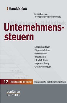 Handelsblatt Mittelstands-Bibliothek. Gesamtwerk in 12 Bänden / Unternehmenssteuern