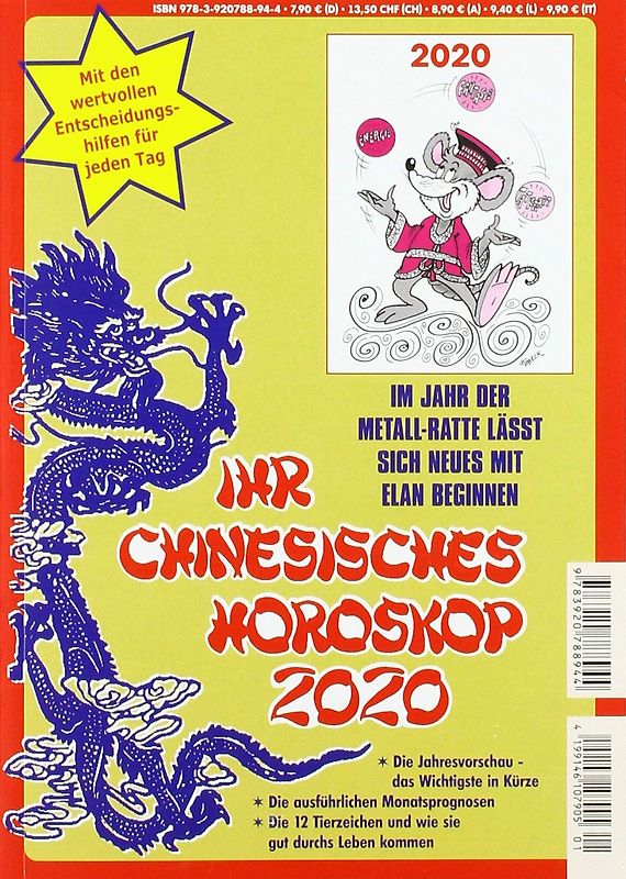 Ihr Chinesisches Horoskop 2020