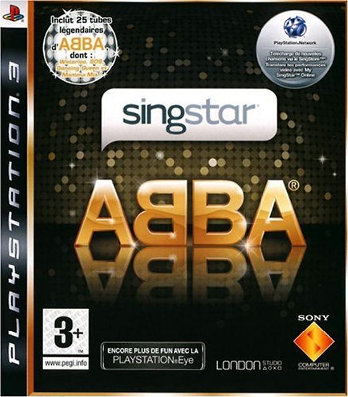 Singstar PS-3 ABBA PEGI PlayStation 3