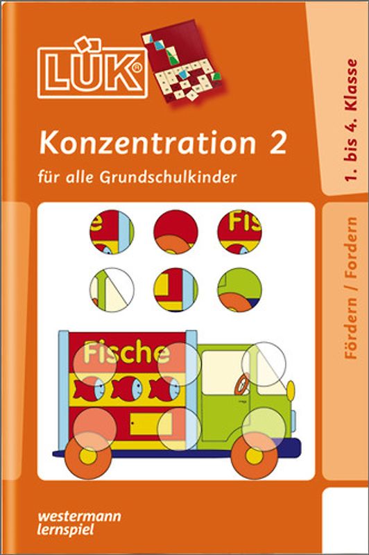 LÜK-Übungshefte / LÜK. Fördern und Fordern / 1./2./3./4. - Fördern & Fordern: Konzentration 2