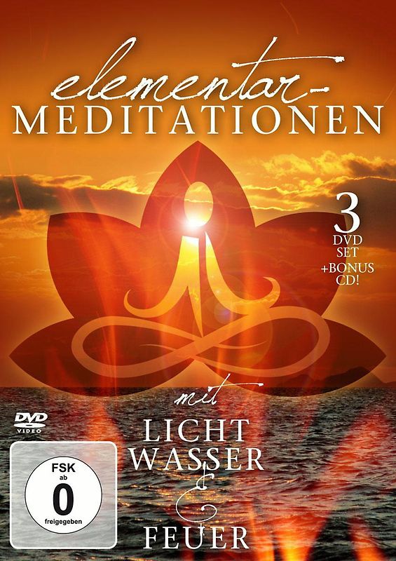 Elementar-Meditationen mit Licht, Wasser & Feuer (3 Discs, + Audio-CD) DVD