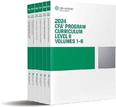 2024 CFA Program Curriculum Level II Box Set, Volumes 1 - 6