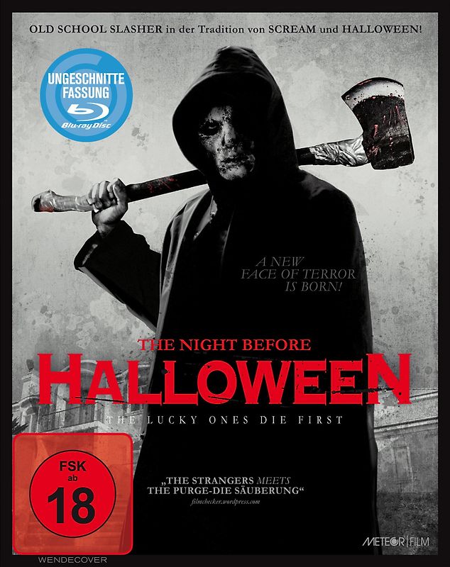 The Night Before Halloween Blu-ray Disc