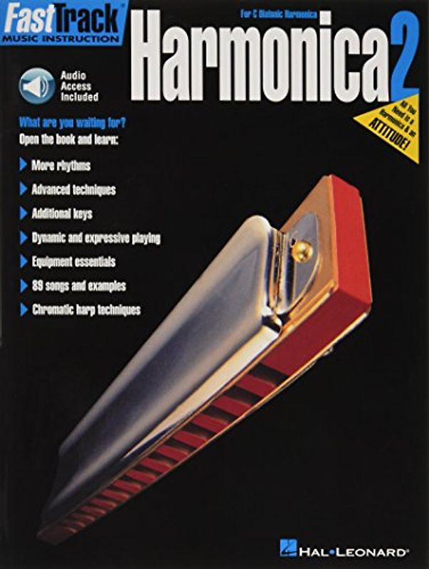 Fast Track: Harmonica 2: Noten, CD, Lehrmaterial für Mundharmonika (diat./chr.): Book 2 (FastTrack Music Instruction)