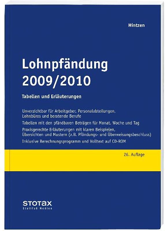 Lohnpfändung 2009/2010