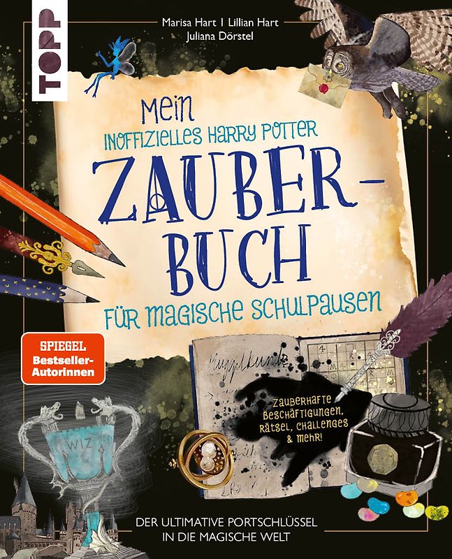 Mein inoffizielles Harry-Potter-Zauberbuch für magische Schulpausen. Zauberhafte Beschäftigungen, Rätsel, Challenges und mehr.