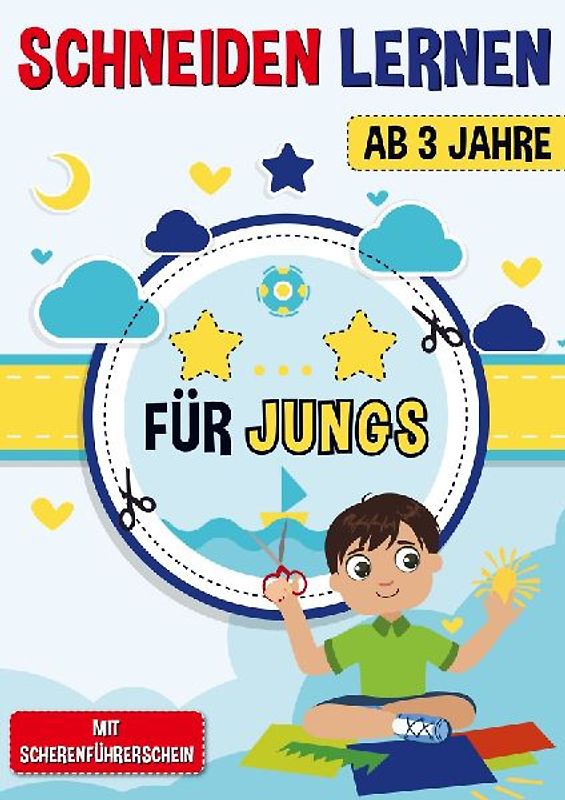 Schneiden Lernen ab 3 Jahre für Jungs