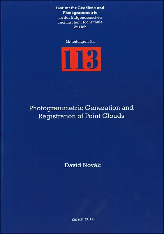 Photogrammetric Generation and Registration of Point Clouds