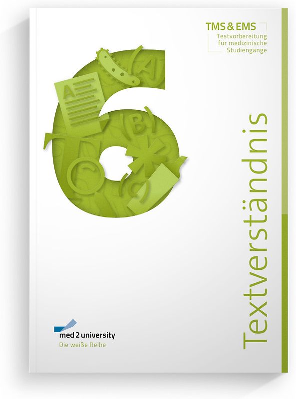 med2university | TMS & EMS Vorbereitung 2024 | Textverständnis | Übungsbuch zur Vorbereitung auf den Medizinertest in Deutschland und der Schweiz |