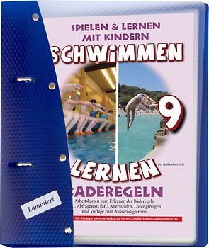 Schwimmen lernen 9: Baderegeln, laminiert