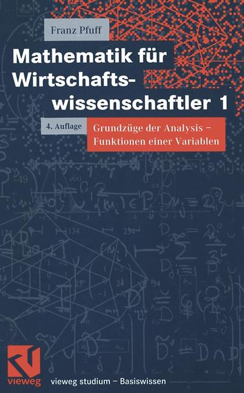 Mathematik für Wirtschaftswissenschaftler 1