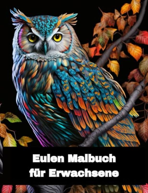 Eulen-Oase: Ein kreatives Malbuch für Erwachsene zur Entspannung und Entdeckung der eigenen Kreativität