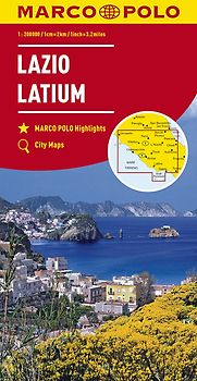 MARCO POLO Regionalkarte Italien 09 Latium 1:200.000