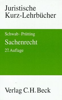 Sachenrecht. Ein Studienbuch