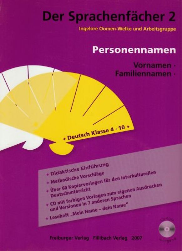 Der Sprachenfächer 2: Personennamen