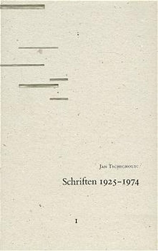 Schriften 1925-1974