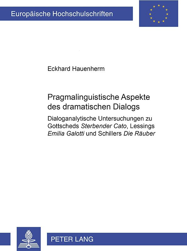 Pragmalinguistische Aspekte des dramatischen Dialogs