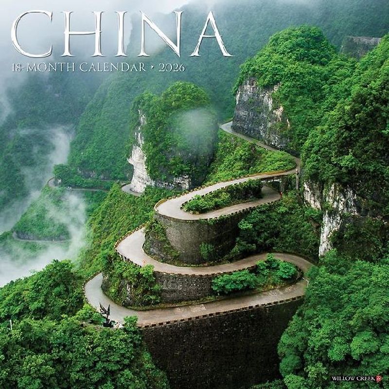 China 12 X 12 Wall Calendar