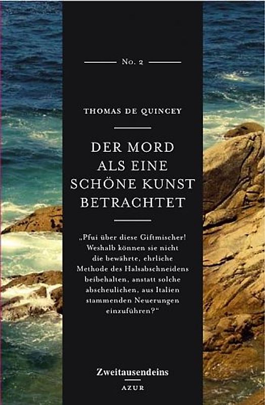 Der Mord als schöne Kunst betrachtet