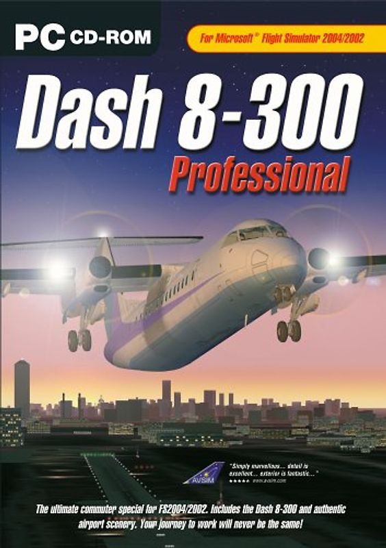 Dash 8-300 Professional [Flight Simulator 2002/2004 AddOn] PC Spiele