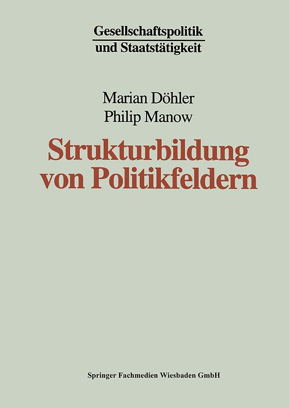 Strukturbildung von Politikfeldern