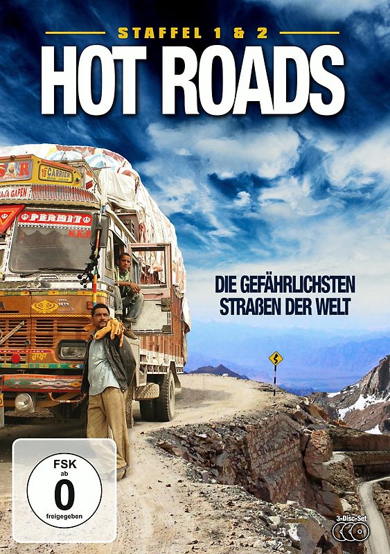 Hot Roads - Die gefährlichsten Straßen der Welt: Staffel 1 & 2 [3 Discs] DVD