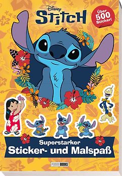 Disney Stitch: Superstarker Sticker- und Malspaß