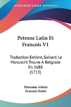 Petrone Latin Et Francois V1