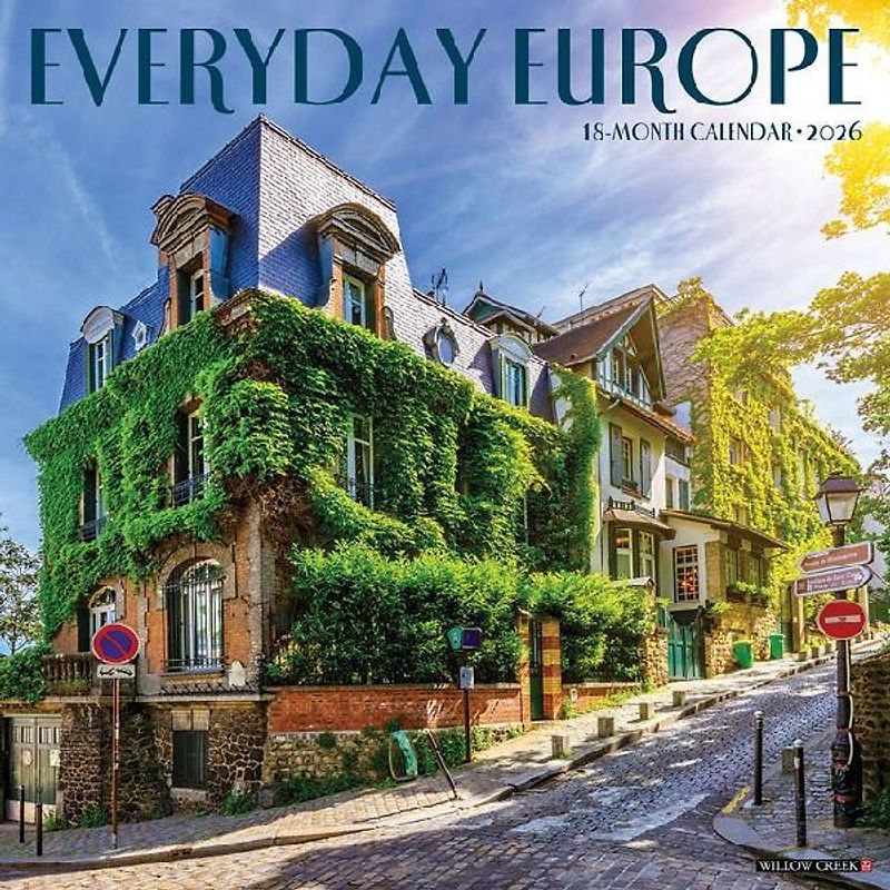 Everyday Europe 12 X 12 Wall Calendar