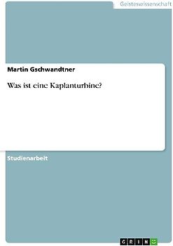 Was ist eine Kaplanturbine?