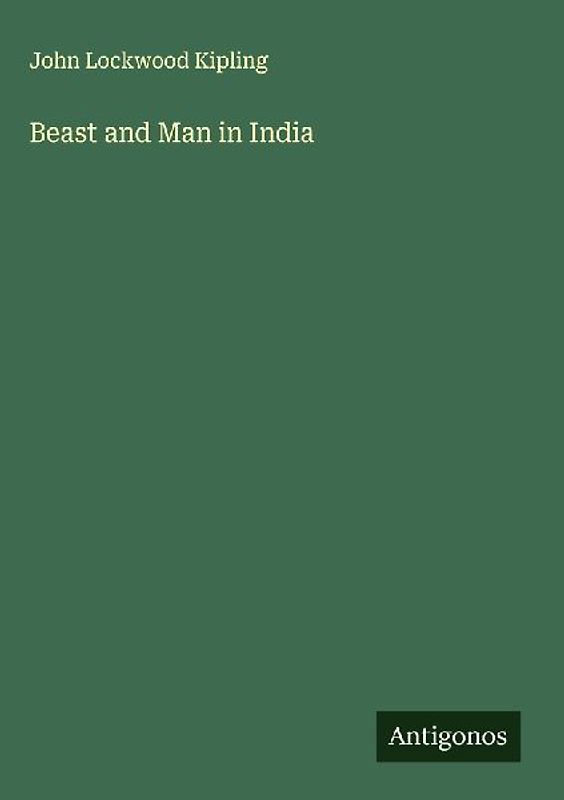 Beast and Man in India