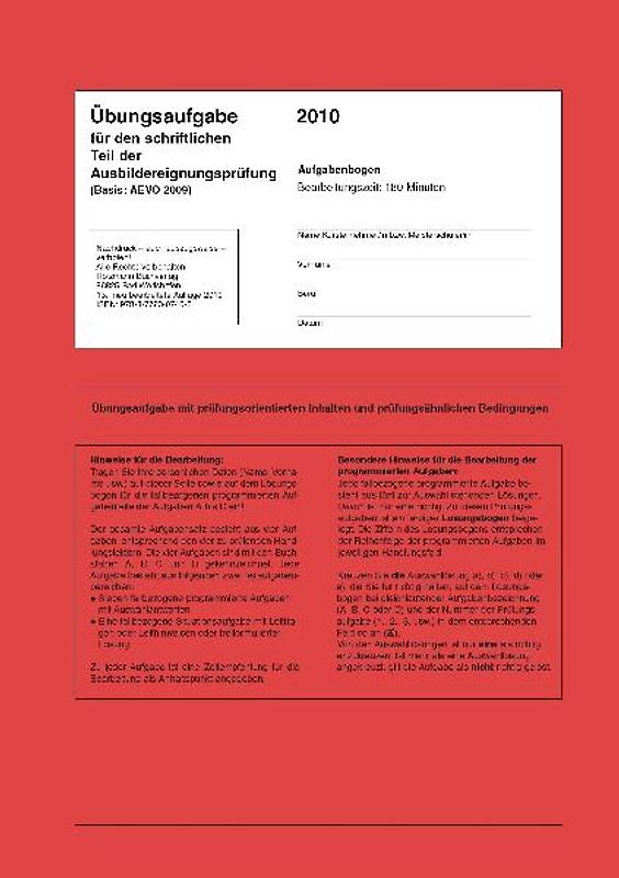 Übungssätze für den schriftlichen Teil der Ausbildereignungsprüfung mit Lösungsvorschlägen. Für die Vorbereitung auf die Ausbildereignungsprüfung