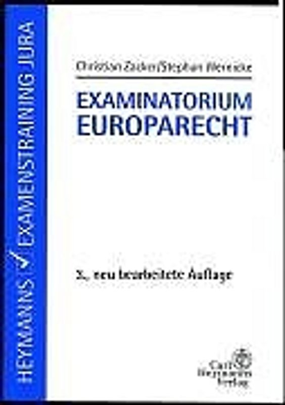 EXAMINATORIUM EUROPARECHT