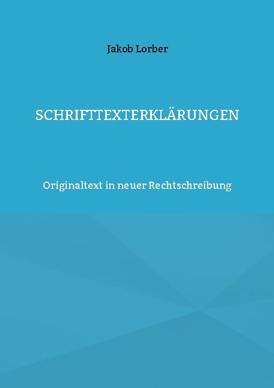 Schrifttexterklärungen