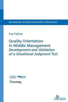 Quality Orientation in Middle Management Development and Validation of a Situational Judgment Test