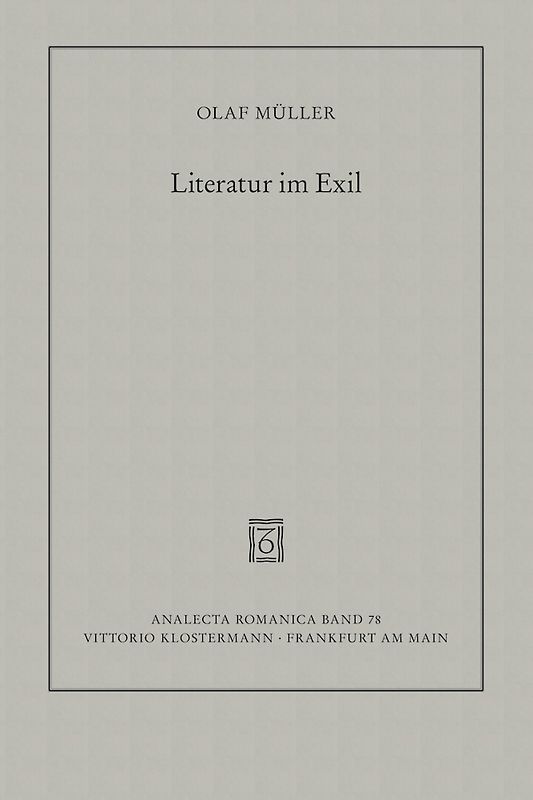 Literatur im Exil