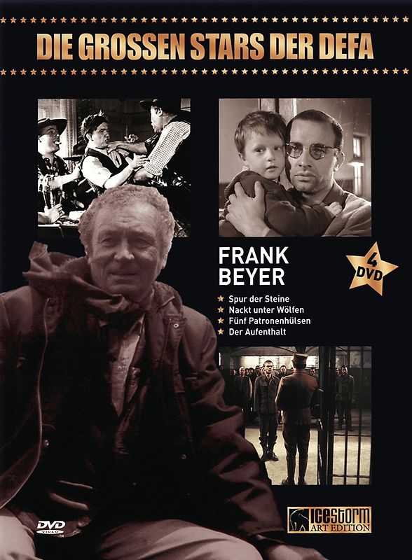 Frank Beyer - Die grossen Stars der DEFA - Spur der Steine / Nackt unter Wölfen / Fünf Patronenhülsen / Der Aufenthalt [4 DVDs] DVD