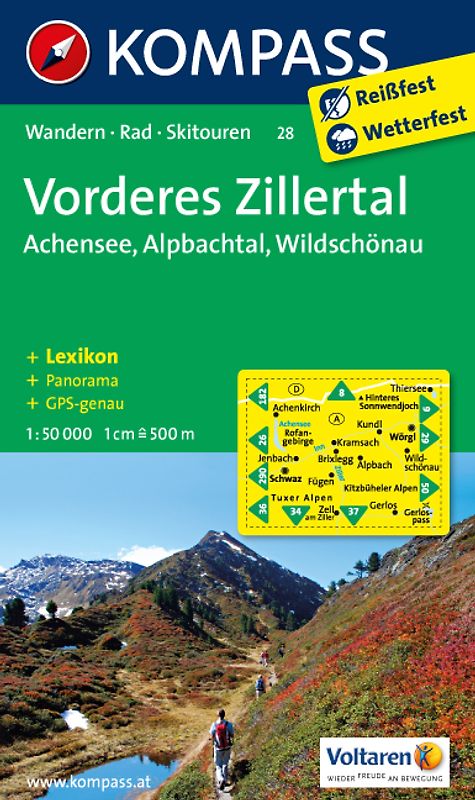 Vorderes Zillertal /Achensee /Alpbachtal /Wildschönau