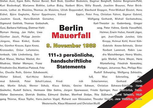 Berlin - Mauerfall - 9. November 1989