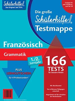 Testmappe Französisch Grammatik (Lernjahr 1.-2.)