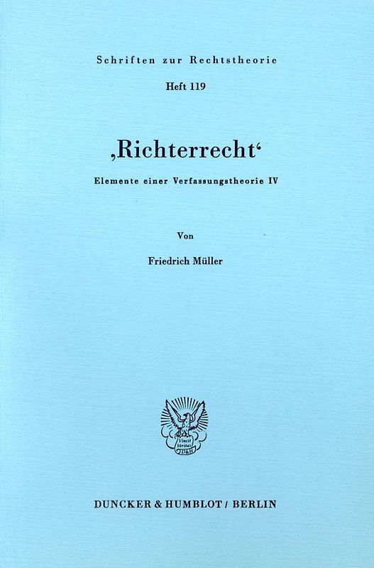 'Richterrecht'.