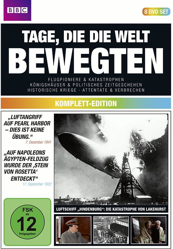 Tage, die die Welt bewegten - Komplett-Edition [8 DVDs] DVD