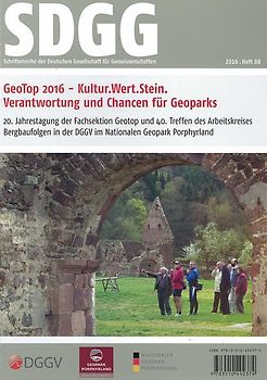 GeoTop 2016 -  Kultur.Wert.Stein, Verantwortung und Chancen für Geoparks