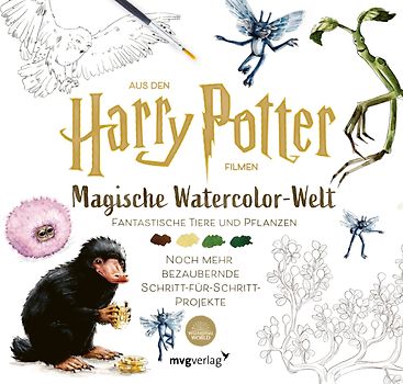 Magische Watercolor-Welt – Fantastische Tiere und Pflanzen