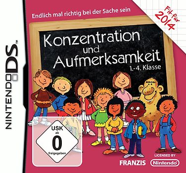 Konzentration und Aufmerksamkeit 1.-4. Klasse Nintendo DS