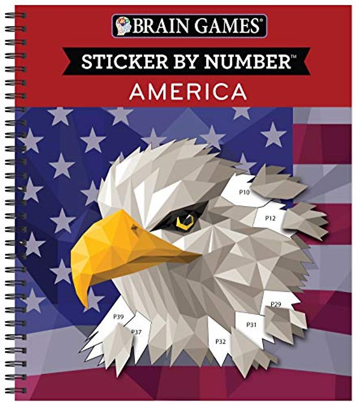 Brain Games Sticker by Number Americana