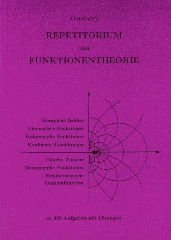 Repetitorium der Funktionentheorie